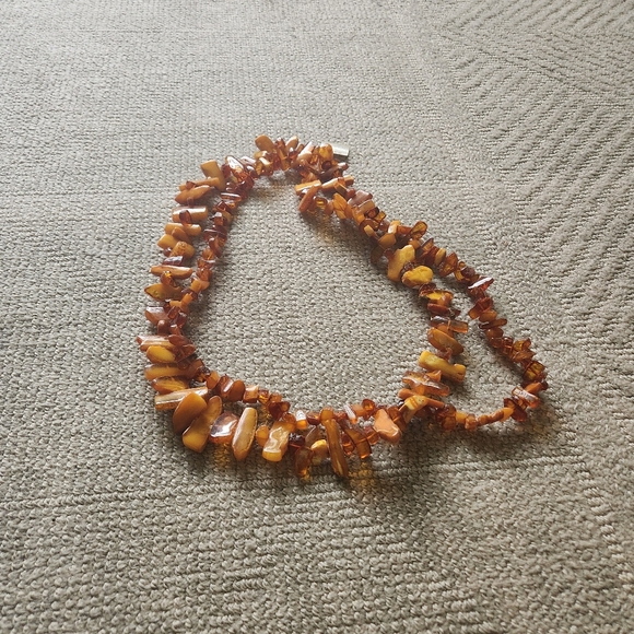 BALTIC AMBER NECKLACE FROM USSR - Picture 5 of 9